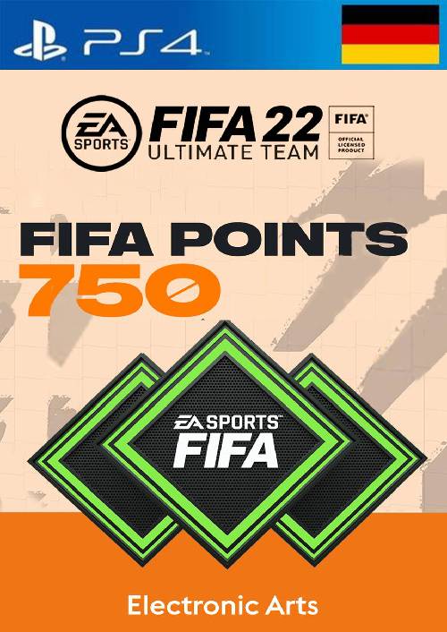 FIFA 22 Ultimate Team 750 Points Pack PS4/PS5 (Germany) FIFA 22 Ultimate Team 750 Points Pack PS4/PS5 (Germany)