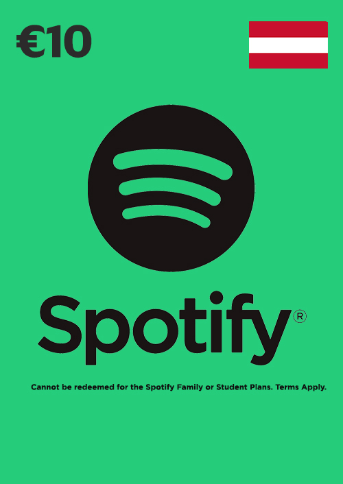 Spotify Gift Card - 10 EUR (Austria)