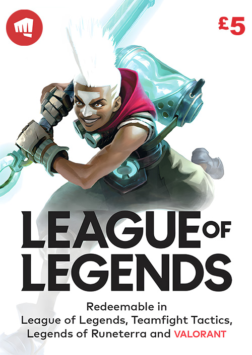 League of Legends Gift Card - 5 GBP (UK)