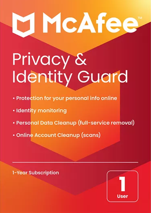 McAfee Privacy & Identity Guard Gift Card (PC, Android, Mac, iOS) McAfee Privacy & Identity Guard Gift Card (PC, Android, Mac, iOS)