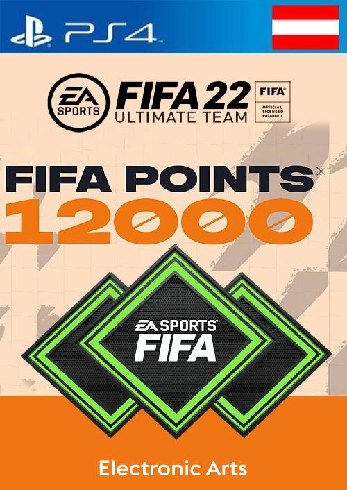 FIFA 22 Ultimate Team 12000 Points Pack  PS4/PS5 (Austria)