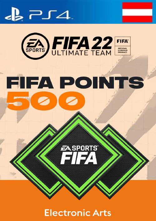 FIFA 22 Ultimate Team 500 Points Pack  PS4/PS5 (Austria)