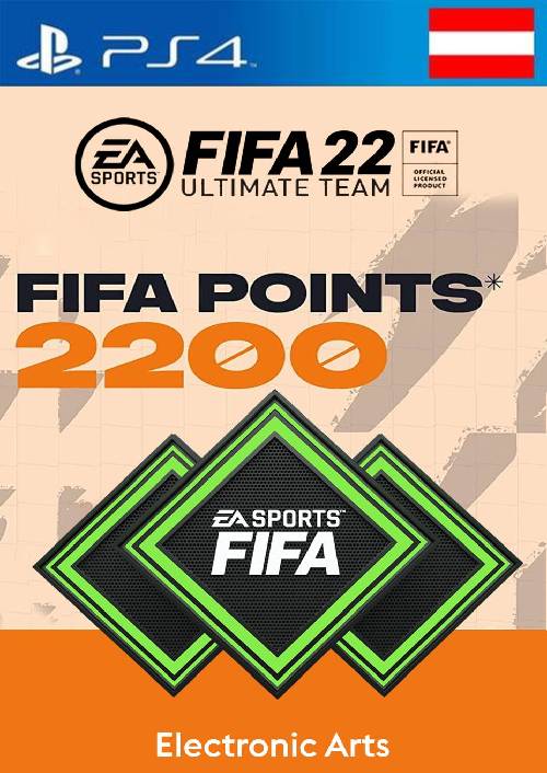 FIFA 22 Ultimate Team 2200 Points Pack  PS4/PS5 (Austria)