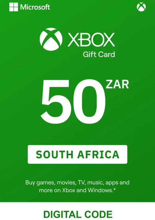 Xbox Gift Card - 50 ZAR