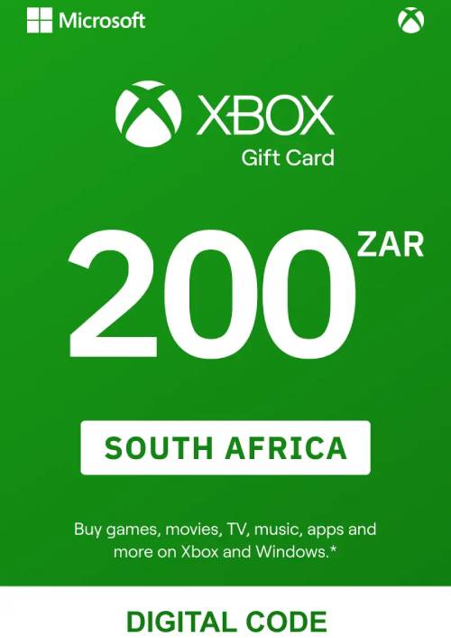 Xbox Gift Card - 200 ZAR Xbox Gift Card - 200 ZAR