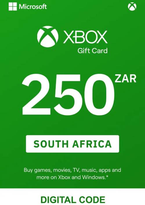 Xbox Gift Card - 250 ZAR