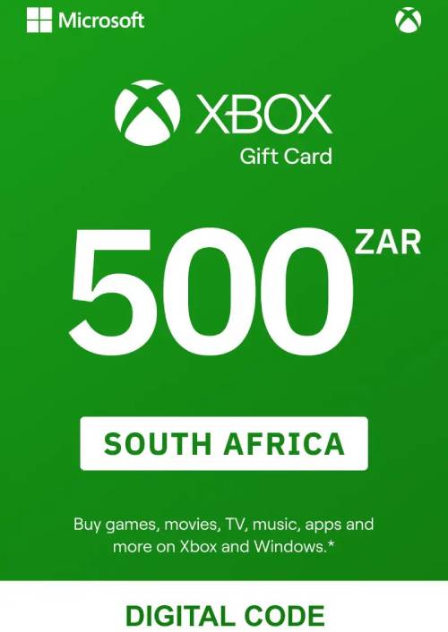 Xbox Gift Card - 500 ZAR