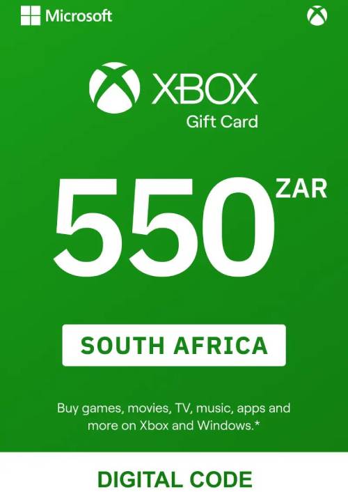 Xbox Gift Card - 550 ZAR