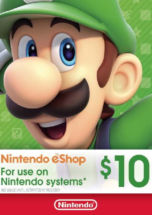 Carte Nintendo eShop - 10 CAD