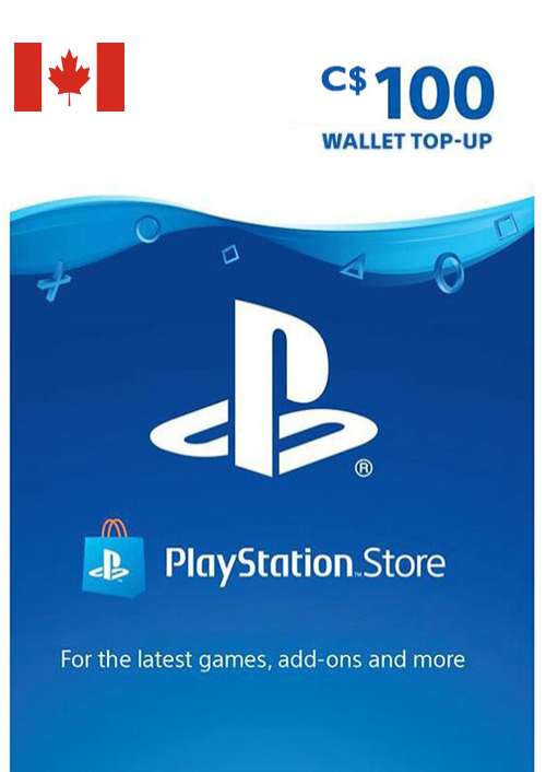 Carte PlayStation Network (PSN) - 100 CAD (CANADA)