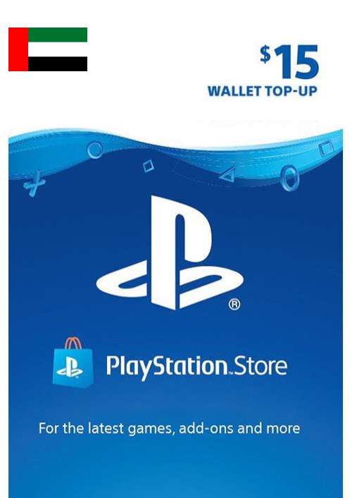 Carte PlayStation Network (PSN) - 15 USD (EAU)