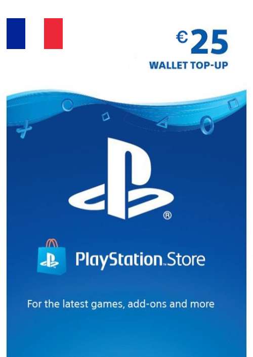 Carte PlayStation Network (PSN) - 25 EUR (FRANCE)