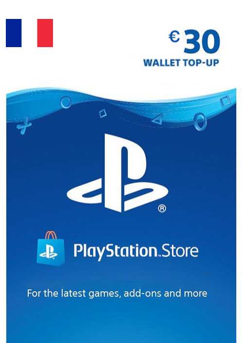 Carte PlayStation Network (PSN) - 30 EUR (FRANCE)