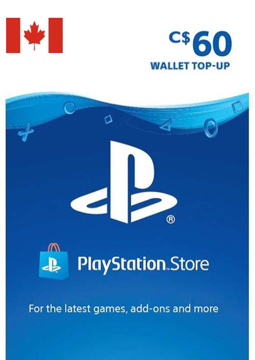 Carte PlayStation Network (PSN) - 60 CAD (CANADA)