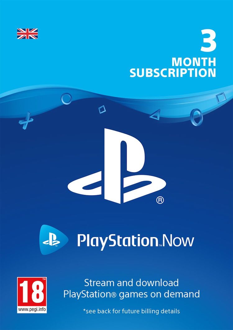 Abonnement de 3 mois à PlayStation Now (Royaume-Uni)