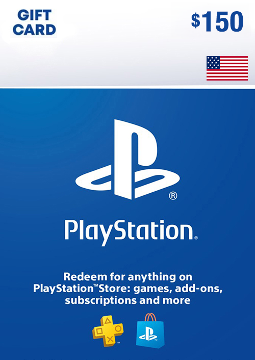 PLAYSTATION STORE GIFT CARD - 150 USD (USA)