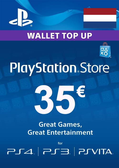 Carte PlayStation Network (PSN) - 35 EUR (Pays-Bas)