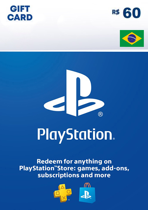PLAYSTATION STORE GIFT CARD - 60 BRL (Brazil)