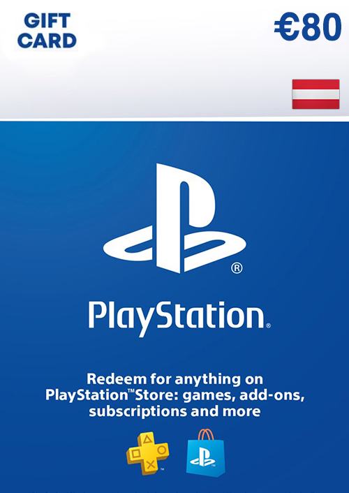 PLAYSTATION STORE GIFT CARD - 80 EUR (Austria)