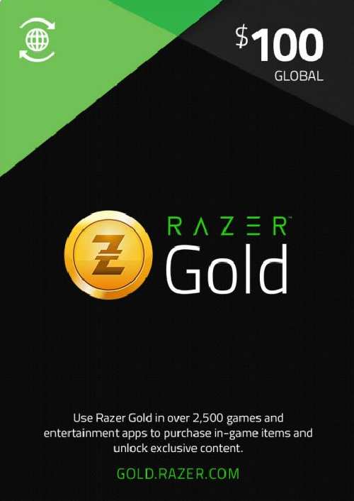 Razer Gold 100 USD (Global)