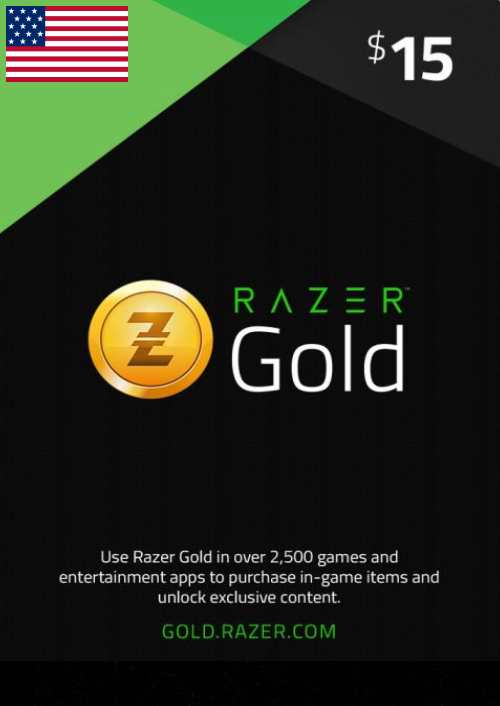 Razer Gold 15 USD (US)