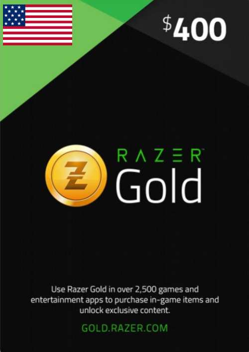 Razer Gold 400 USD (US)