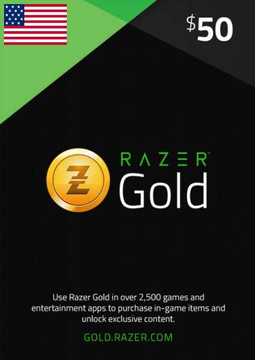 Razer Gold 50 USD (US)
