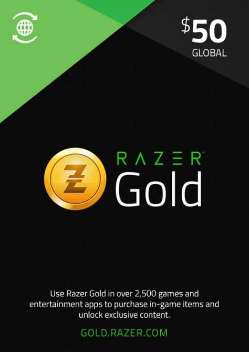 Razer Gold 50 USD (Global)
