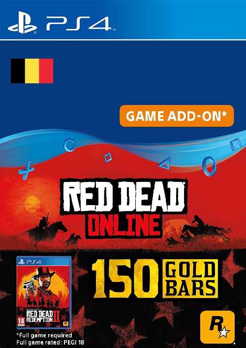 Red Dead Online - 150 Gold Bars PS4 (Belgium)