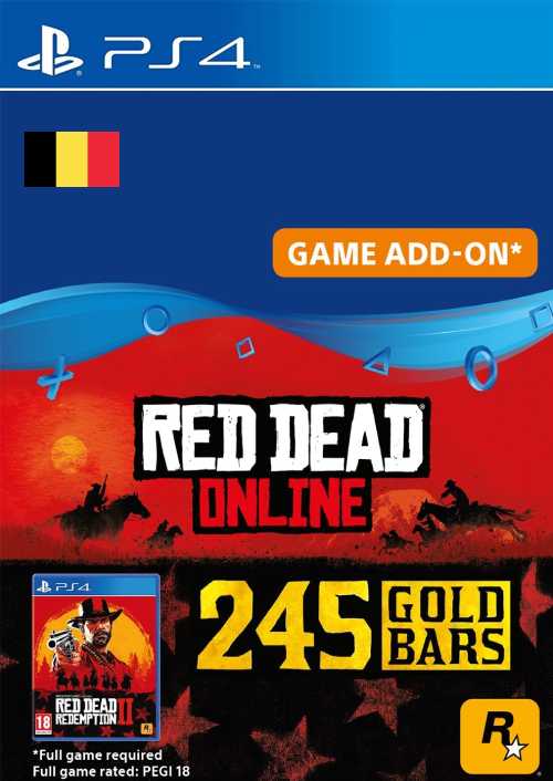 Red Dead Online - 245 Gold Bars PS4 (Belgium)