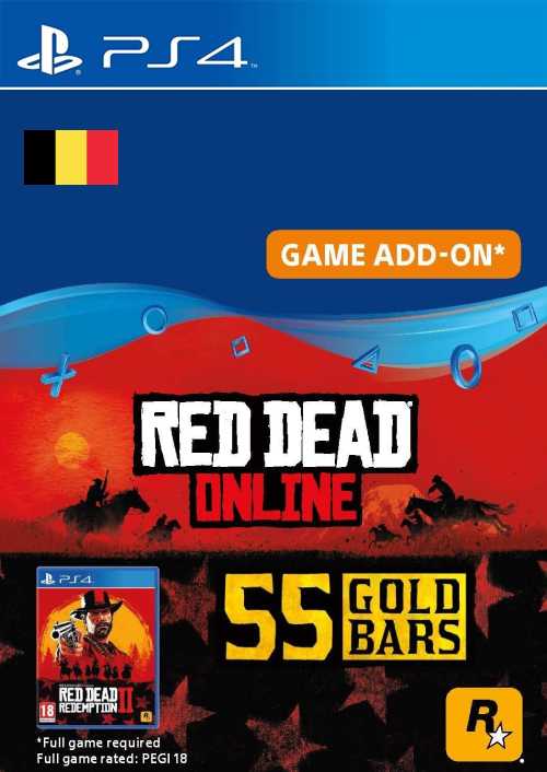 Red Dead Online - 55 Gold Bars PS4 (Belgium)