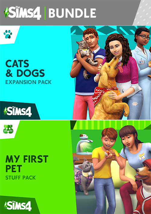 The Sims 4 - Cats & Dogs +  My First Pet Stuff Bundle Xbox One (UK)