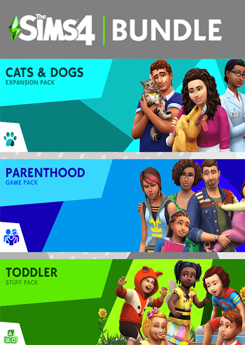 The Sims Bundle Cats Dogs, Parenthood, Toddler Stuff Xbox One (UK)