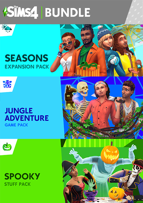 The Sims 4 - Seasons, Jungle Adventure, Spooky Stuff Xbox One (UK)