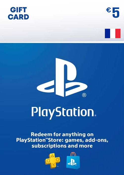 PLAYSTATION STORE GIFT CARD - 5 EUR (FRANCE)
