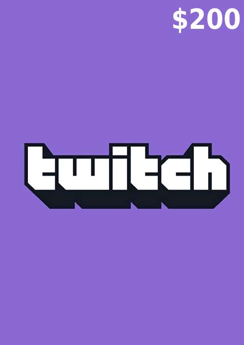 TWITCH GIFT CARD - 200 USD