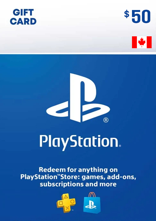 PLAYSTATION STORE GIFT CARD - 50 CAD (CANADA)