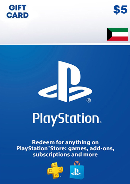 Playstation Store Gift Card - 5 USD (Kuwait)