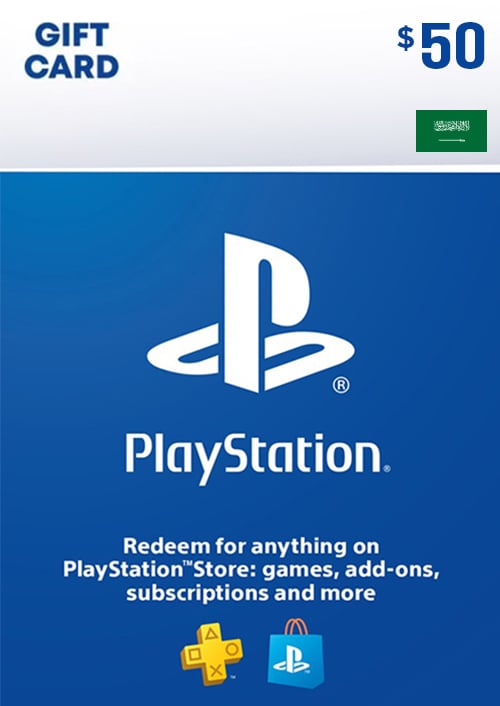 PLAYSTATION STORE GIFT CARD - 50 USD (KSA)