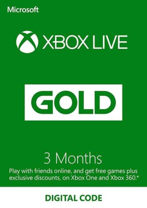 3 Month Xbox Live Gold Membership (Turkey)