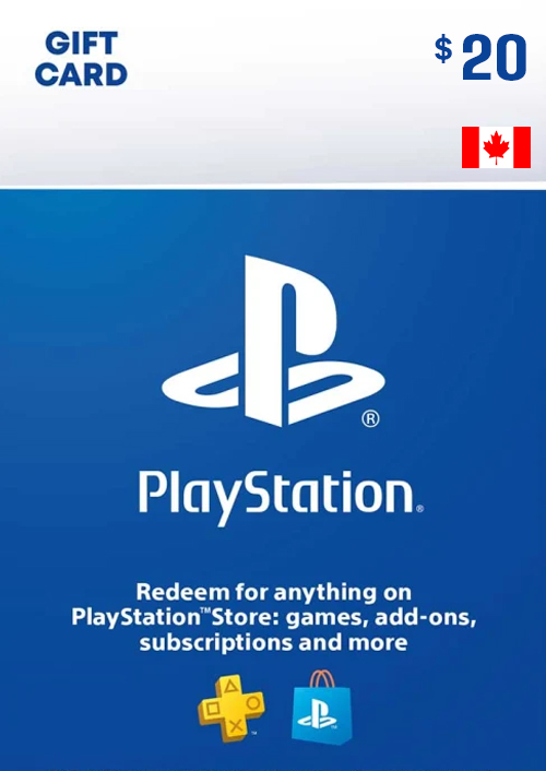 PLAYSTATION STORE GIFT CARD - 20 CAD (CANADA)